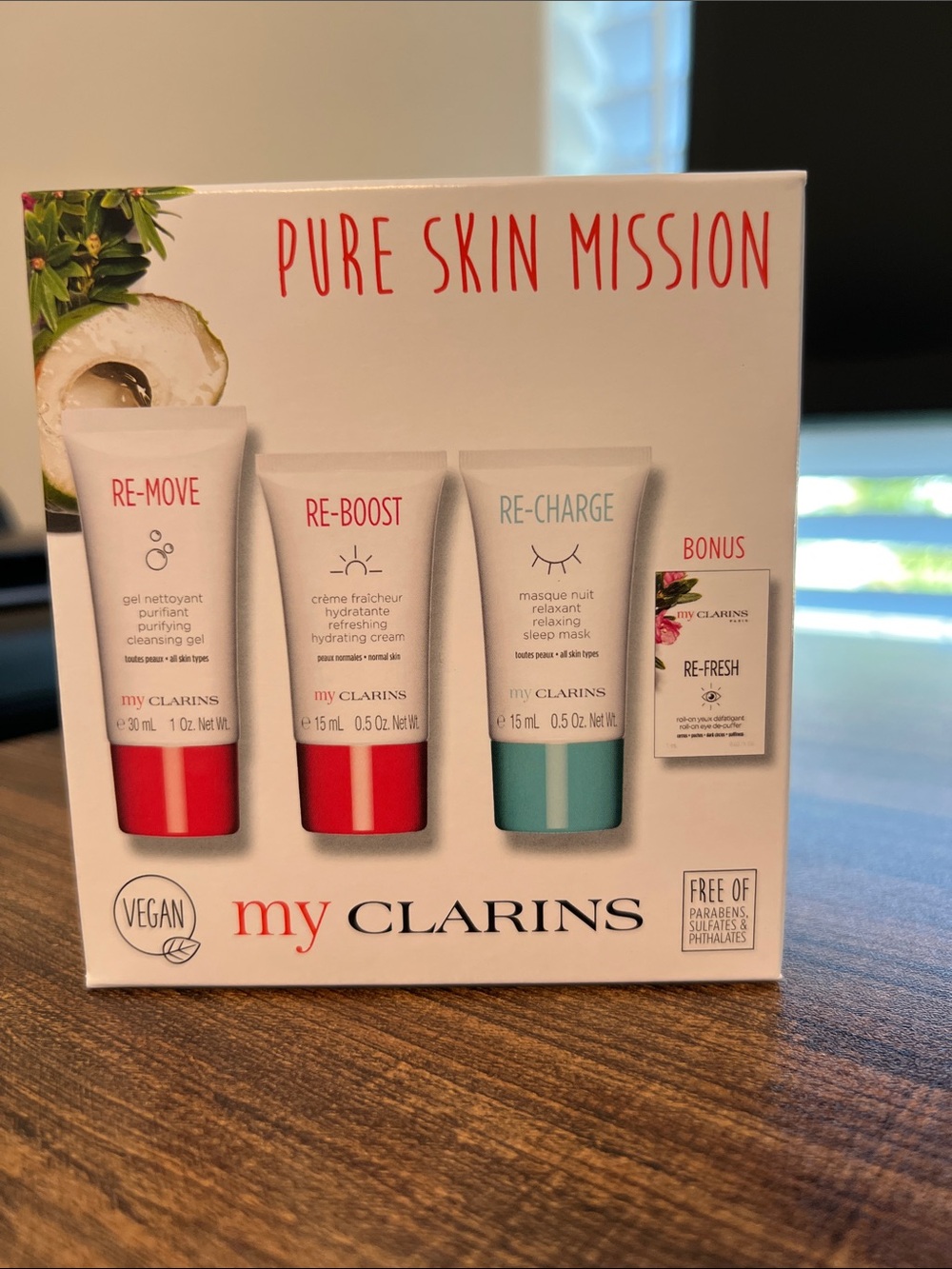 Clarins Pure Skin Mission Trio - NEW
